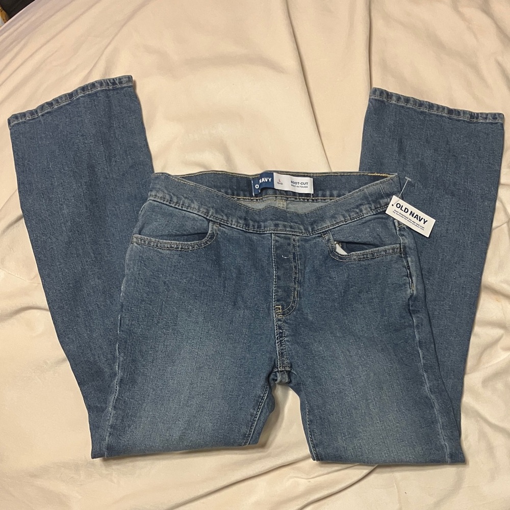 Old Navy Girls Medium Blue Boot Cut Jeans